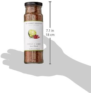The Gourmet Collection Seasoning Blends, Chili and Lime Spice Blend - Seasoning for Cooking Fish, Soup, Chicken Wings, Salmon, Salads, Vegetables.