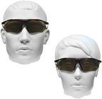proSPORT Bifocal Sport Sunglasses Readers UV400 Blue Blocking Wrap Around Semi-Rimless Golf Driving Fishing Cycling Men Women