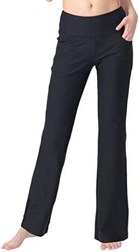 Women's Bootcut Yoga Pants with Pockets High Waist Bootleg Yoga Workout Pants for Women