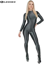 LEOHEX Full Bodysuit Womens Shiny Zentai Upgraded Fabric High Elastic Spandex Catsuit Soft & Comfortable