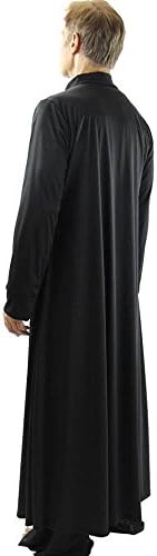 Danzcue Mens Praise Worship Dance Robe with Stand-up Collar