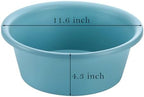 4 Pack Round Plastic Wash Basin, 5 Quart Small Basin Tub Stackable Camping Basin for Washing Face, Fruit, Dishes, Bottles, Home Kitchen Sink, 11.6 X 4.3 Inches, 4 Colors
