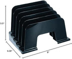 Officemate Incline Sorter, 5 Compartments, Black (21232)