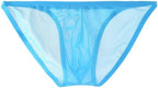 Summer Code Mens Sheer Briefs Mesh Lightweight Underwear Comfortable Low Rise Underpants for Men