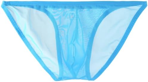 Summer Code Mens Sheer Briefs Mesh Lightweight Underwear Comfortable Low Rise Underpants for Men