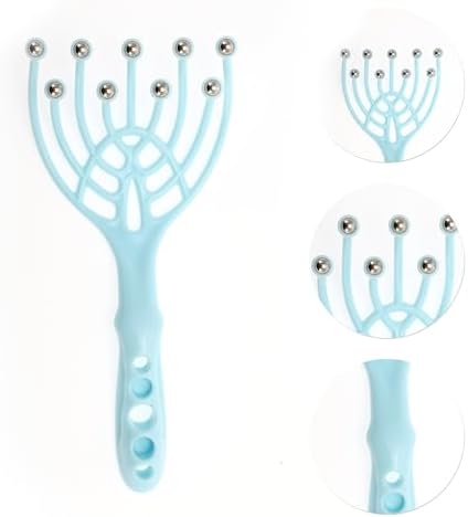 Nine Claws Style Head Massager Blue 1 Pc