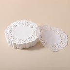CHICIEVE Round Paper Lace Doilies 3.5 Inch White Pack of 250 Pcs