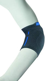 THUASNE - Epi Med V2 35087 - Premium Compression Elbow Brace - Medical Grade Knit Sleeve that Reduces Pain, Swelling and Recovery Time, Small Silver