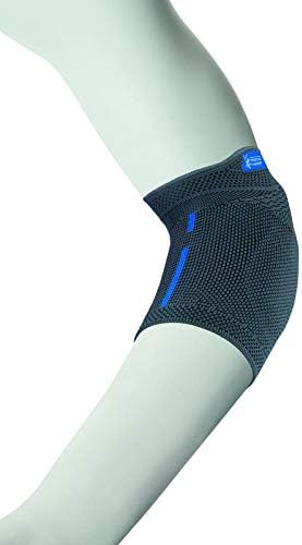 THUASNE - Epi Med V2 35087 - Premium Compression Elbow Brace - Medical Grade Knit Sleeve that Reduces Pain, Swelling and Recovery Time, Small Silver