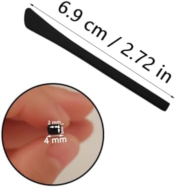 10 Pairs Anti-Slip Silicone Eyeglass End Tips, Eyeglass End Tips Ear Sock Pieces, Anti-Slip Eyeglass End Tips for Flat Thin Metal Eyeglass Legs