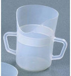 Providence Spillproof Transparent 8 oz Nosey Sippy Cup with Handles