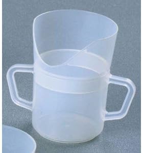 Providence Spillproof Transparent 8 oz Nosey Sippy Cup with Handles