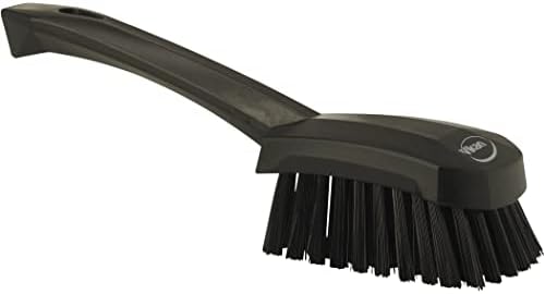 Vikan 41929 Brush,Washing,Stiff,10",PP/PBT,Black