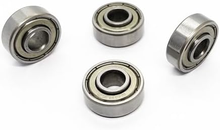 Rollator Caster Wheel Bearings,Wheelchair Caster Bearings,Rollator,Transport Chairs,Wheelchair,Universal Replacement Parts.ID8.0*OD22*T9mm,Compatible with 8.0MM (5/16") Wheel axles,STDS1011,(4pcs)