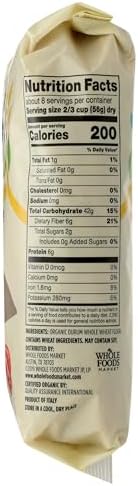 365 by Whole Foods Market, Organic Whole Wheat Penne Rigate, 16 Ounce