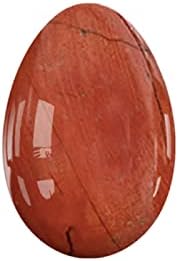 Undrilled Yoni Egg Natural Stone 30X20mm Jade Eggs Kegel Exercise Feminine Care Crystal Massage Ball,Redstone Eggs