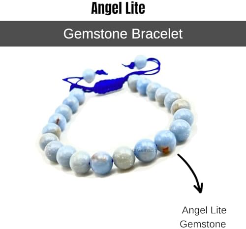 Crystal Bracelet for Women Men Unisex Chakra Bracelets, A+ Grade Adjustable 8mm Healing Crystal Stone Beaded Bracelet