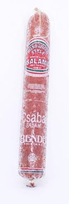 Bende Dry Salami Csabai With Paprika 2 Lb - Authentic Hungarian Sausage, Perfect Cured Meat For Charcuterie Boards, Sandwiches, Delicious Deli Salami