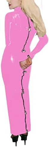 Lockable Costume Lockable Dress Bag Wear Male Women Night Club Wear,Pink,XXXL