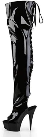 Pleaser Women's Delight-3017 Knee-High Boot