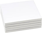 DecoPac Square Cake Drum, Foil Covered Cake Drum, Sturdy Half Inch Thick, Pack of 5, White - 8 Inch