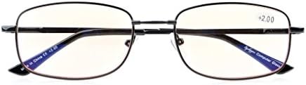 Eyekepper Computer Readers Bridge-flex Memory Titanium Mens Womens Spring Hinges Computer Reading Glasses