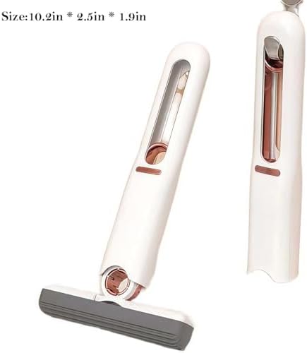 Mini Sponge Mop - Compact 6x1.2x5 Inch Foldable Design for Desktop and Small Space Cleaning