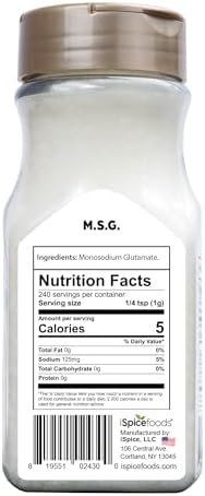 iSpice MSG Seasoning, Flavour Enhancer MSG Powder,8.5oz (240g)