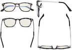 Eyekepper Blue Light Filter Glasses Men Women - Blocking UV Rays Anti Screen Glare Retro Computer Reading Eyeglasses