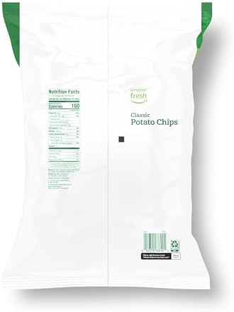 Amazon Fresh, Classic Potato Chips, 11 Oz (Previously Happy Belly, Packaging May Vary)