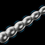 FST Penis Plug Metal Urethral Sound with Claspable O-Ring and Progressive Multi Beads Adult Sex Toys for Men Urethral Masturbation Training (M)