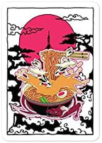 Teegarb Novelty Udon Noodle Nigiri Nachos Japanese Foods Enthusiast Hilarious Hot Broth