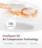 CINCOM Hand Massager with Heat and Compression, Finger and Palm Massage Machine for Pain Relief, Arthritis and Improved Circulation, Gifts for Women (Crow)