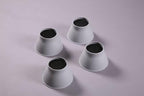NRS Healthcare Elephant Feet, 9 cm (3.5 Inch) Height - Set of 4