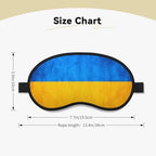 Ukrainian Flag Sleep Mask 100% Light Blocking Eye Mask for Sleeping, Sleep Mask for Unisex for Travel/Nap
