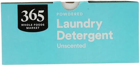 365 by Whole Foods Market, Powdered Laundry Detergent, Unscented, 80 HE Loads, 80 Ounce