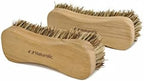 All-Natural Wooden Scrub Brush Set | Wooden Handle | Palmyra Bristle Brush for Cleaning | Eco Friendly Cleaning Products | Scrub Brush Set of 2