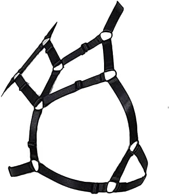Women Harness Caged Bra Body Harness Cupless Bra Elastic Lingerie Punk Gothic Style Strappy Bralette