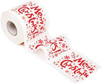 SummitLink Merry Christmas Santa Claus Toilet Paper Tissue Napkin Prank Fun Birthday Party Novelty Gift Idea (RC03) (1 Roll)