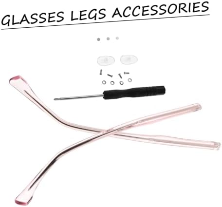 OSALADI Universal Eyeglasses Arm Replacement Metal Temples for Glasses Repair Kit Compatible Frames 1 Pair