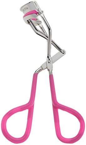 Tweezerman Neon Pink Comfort Grip Eyelash Curler - Makeup Eyelash Tool for All Eye Shapes
