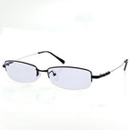 Mens Womens +2.75 Black 1.56 High Index Lenses Reading Glasses Half Rim Readers Spectacles