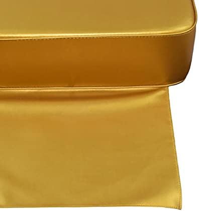Generic Deluxe Hair Salon Cushion for Kids' Styling Comfort, Golden, 38cm x 28cm x 16cm