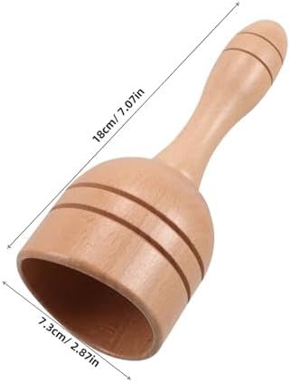 Beaupretty Wood Therapy Massage Cup Wooden Gua Tool for Neck and Shoulder Muscle Relaxation Professional and Home Use Massage Cup for Skin Rejuvenation and Tension Relief