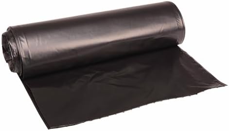 Boardwalk Recycled Low-Density Polyethylene Can Liners, 33 Gallon Garbage Bags, 1.6 mil, 33" x 39", Black, 10 Bags/Roll, 10 Rolls/Carton