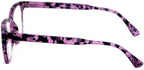 V.W.E. Women Progressive Reading Glasses No Line Clear on Top Bifocals Reader - Marble Print