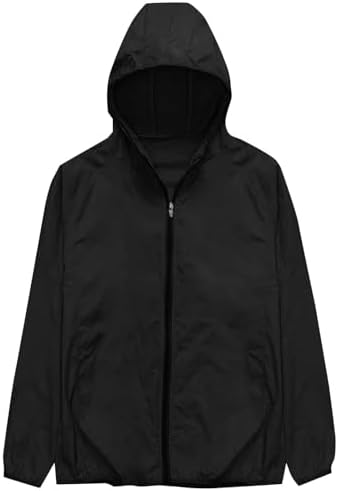 Full Zip Hoodies for Men Casual UPF 50+ Lightweight Jackets Sun Protection Outdoor Long Sleeve Hiking Golf Outfits