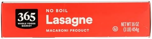 365 by Whole Foods Market No Boil Lasagne, 16 OZ