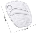 FOMIYES 3 Pairs Women’s Silicone Forefoot Pads with Toe Grip and Non-Slip Heel Inserts, Metatarsal Cushions for High Heels and Shoe Protection