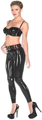 Latex Gummi Rubber Thinner Jeggings Tights Trousers Slim Pants 0.4mm